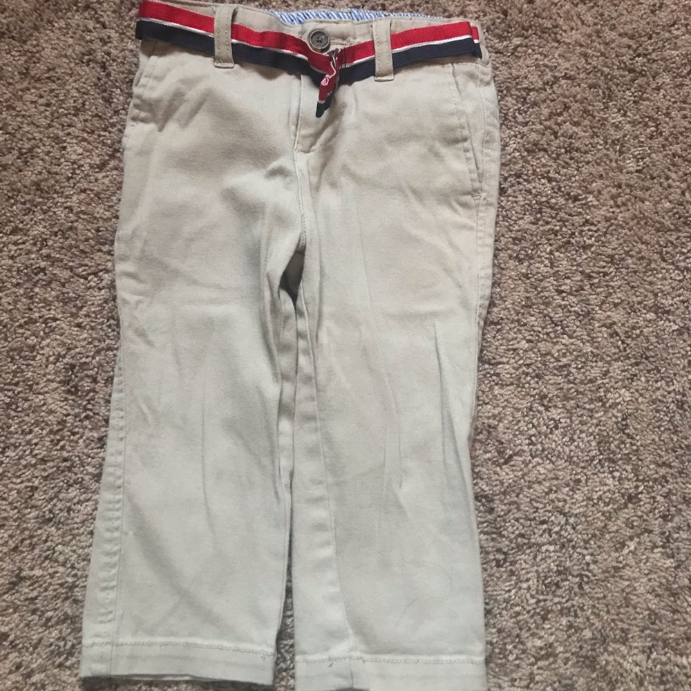 Tommy Hilfiger khaki pants- 24 months